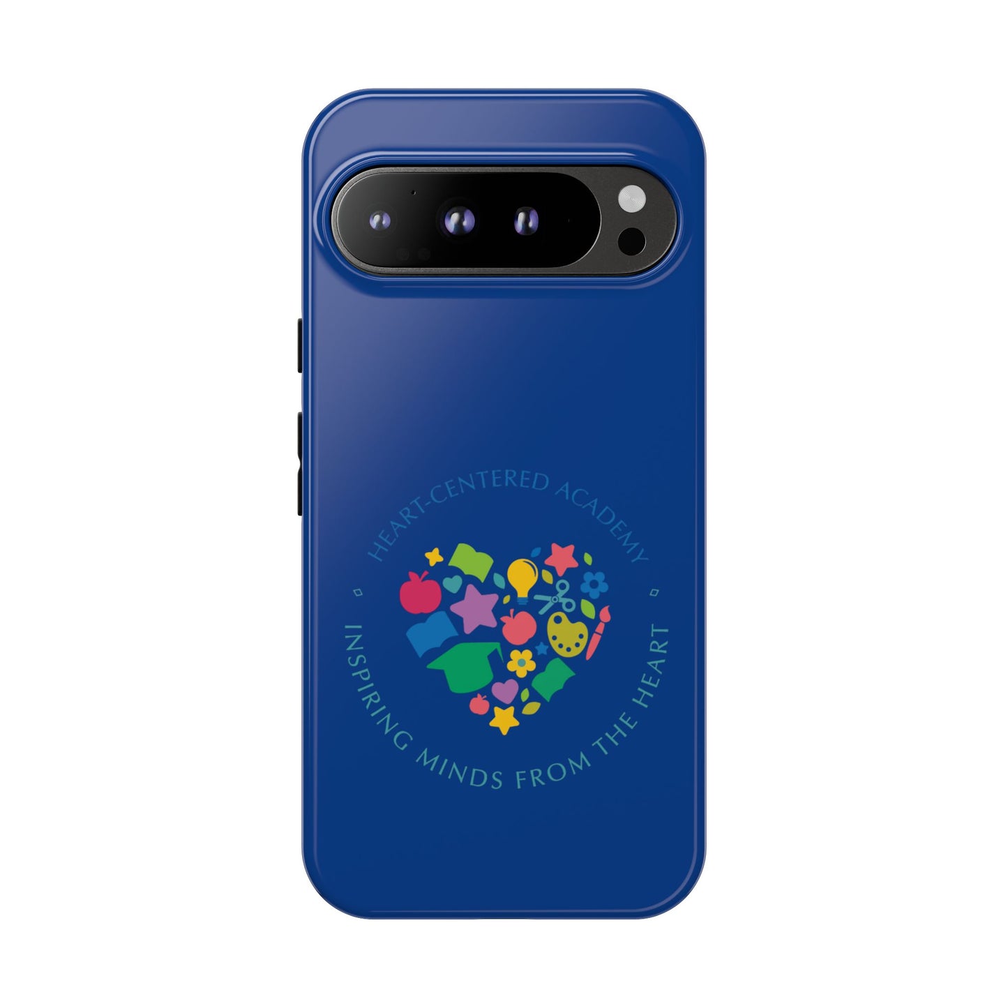 Heart Center Academy Tough Cases: Inspiring Minds Phone Case, Teacher Gift, School Supplies, Everyday Use, Back to School, Unique Phone Accessories