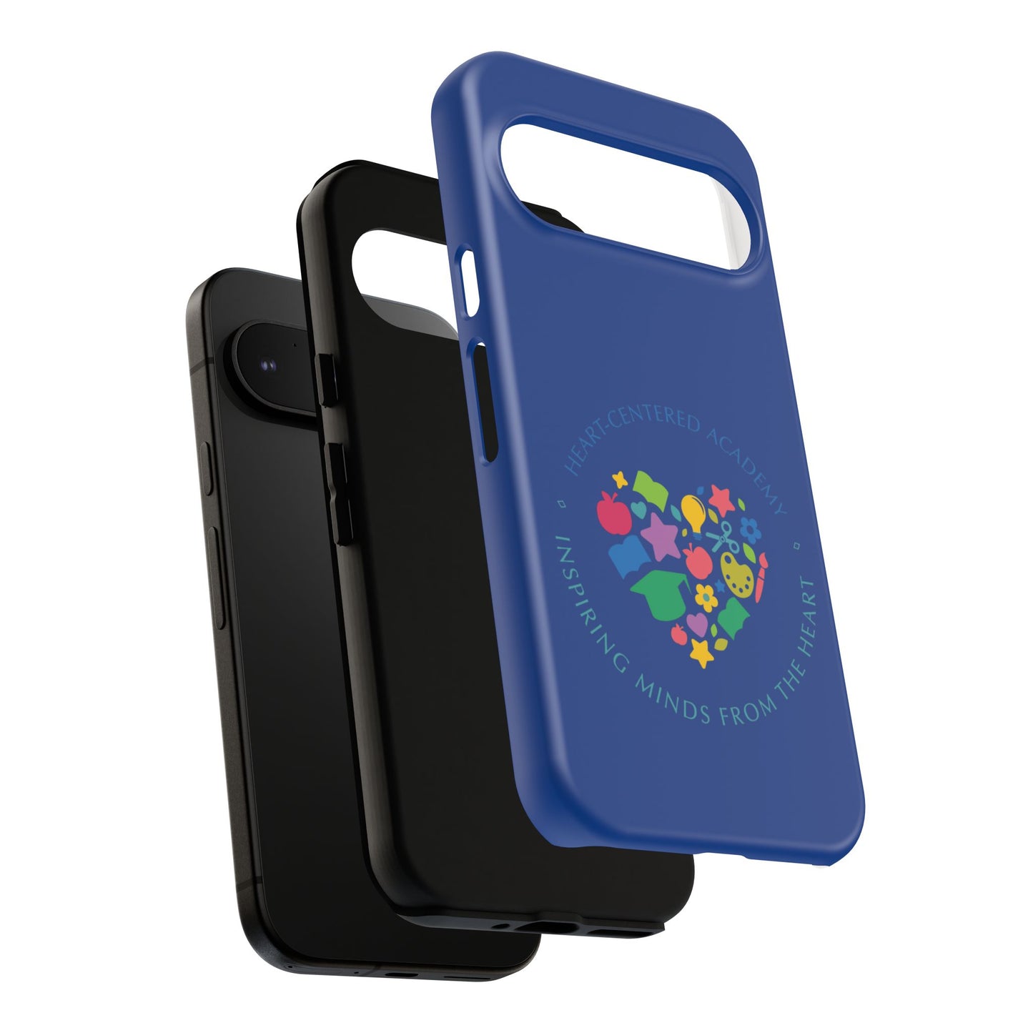 Heart Center Academy Tough Cases: Inspiring Minds Phone Case, Teacher Gift, School Supplies, Everyday Use, Back to School, Unique Phone Accessories