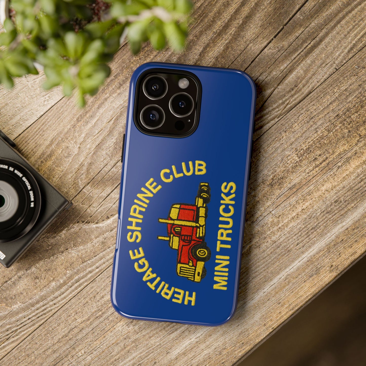 Heritage Shrine Club Mini Trucks Phone Case, Tough Phone Cover, Heritage Shrine Club Gift, Retro Truck Accessories, Car Enthusiast Case