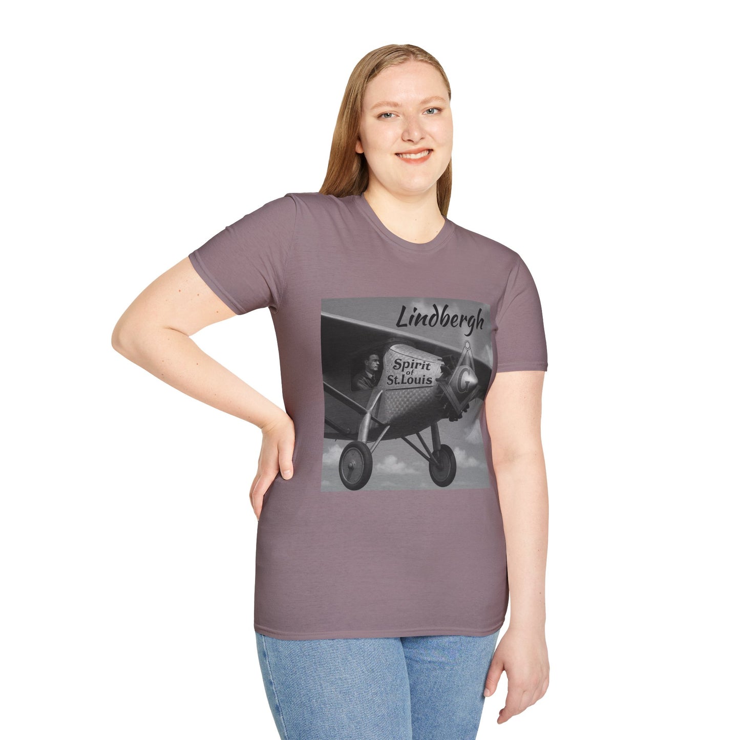 Vintage Airplane Graphic T-Shirt, Retro Pilot Tee, Unisex Aviation Shirt, Gift for Aviation Enthusiasts, Spirit of St. Louis Merch