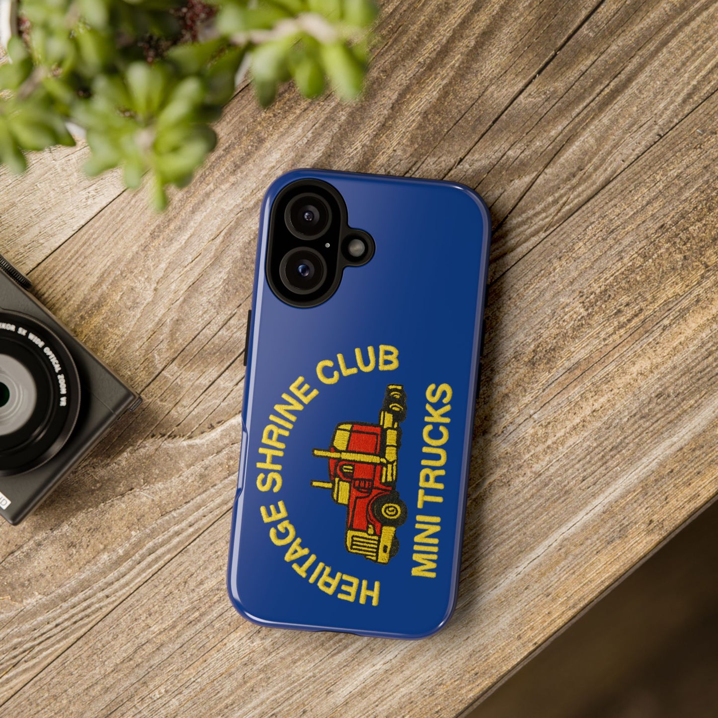 Heritage Shrine Club Mini Trucks Phone Case, Tough Phone Cover, Heritage Shrine Club Gift, Retro Truck Accessories, Car Enthusiast Case