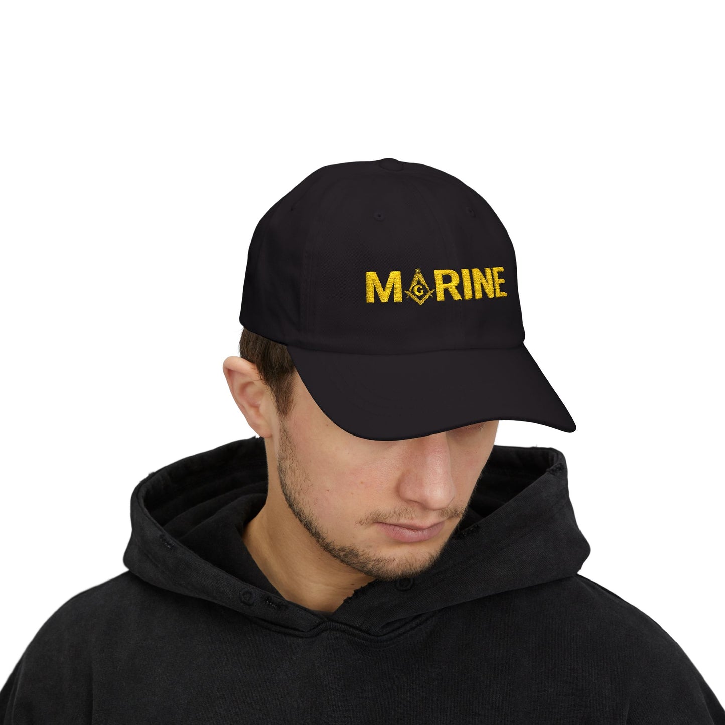 Classic Dad Cap - Stylish Cap with Masonic Marine Embroidery