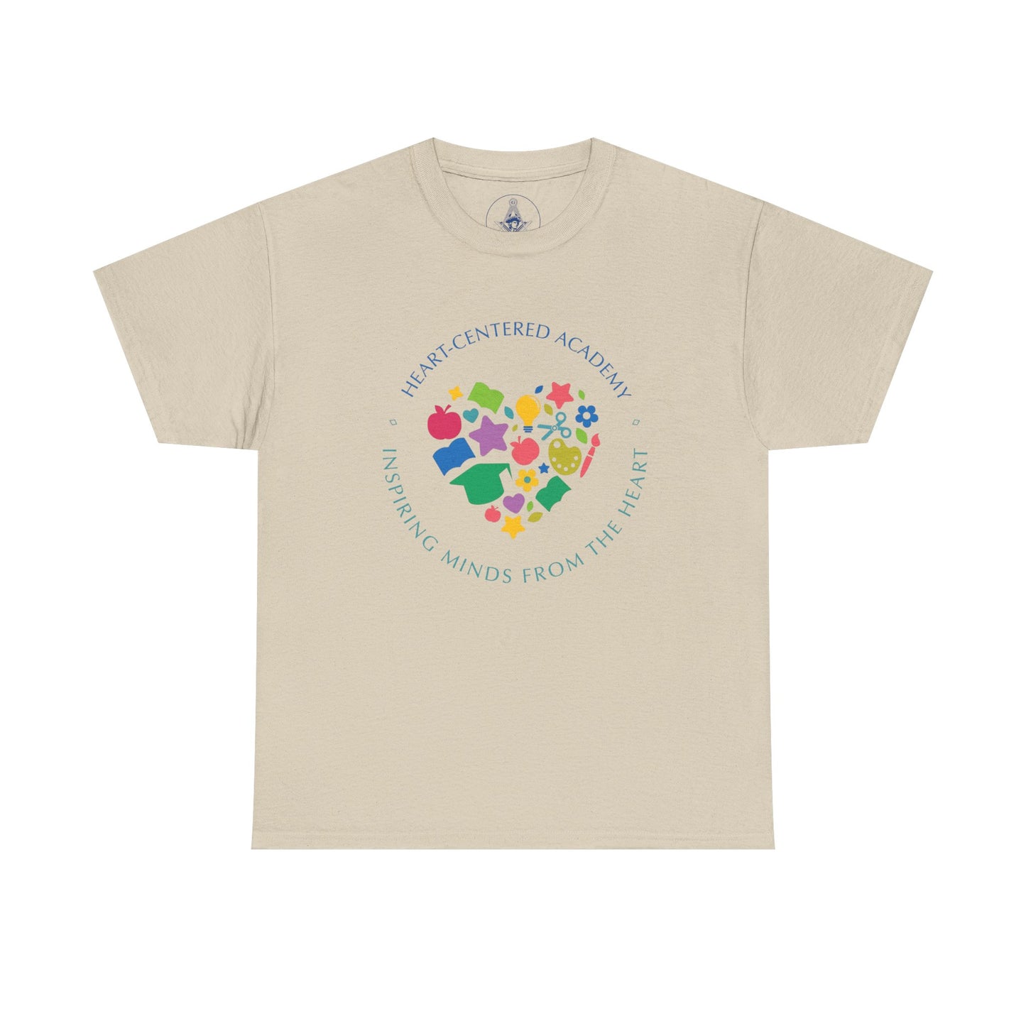 Heart-Centered National Empowering Minds Tee, Meaningful Gift, Unisex Cotton Shirt, Mindfulness Apparel, Inspirational Top