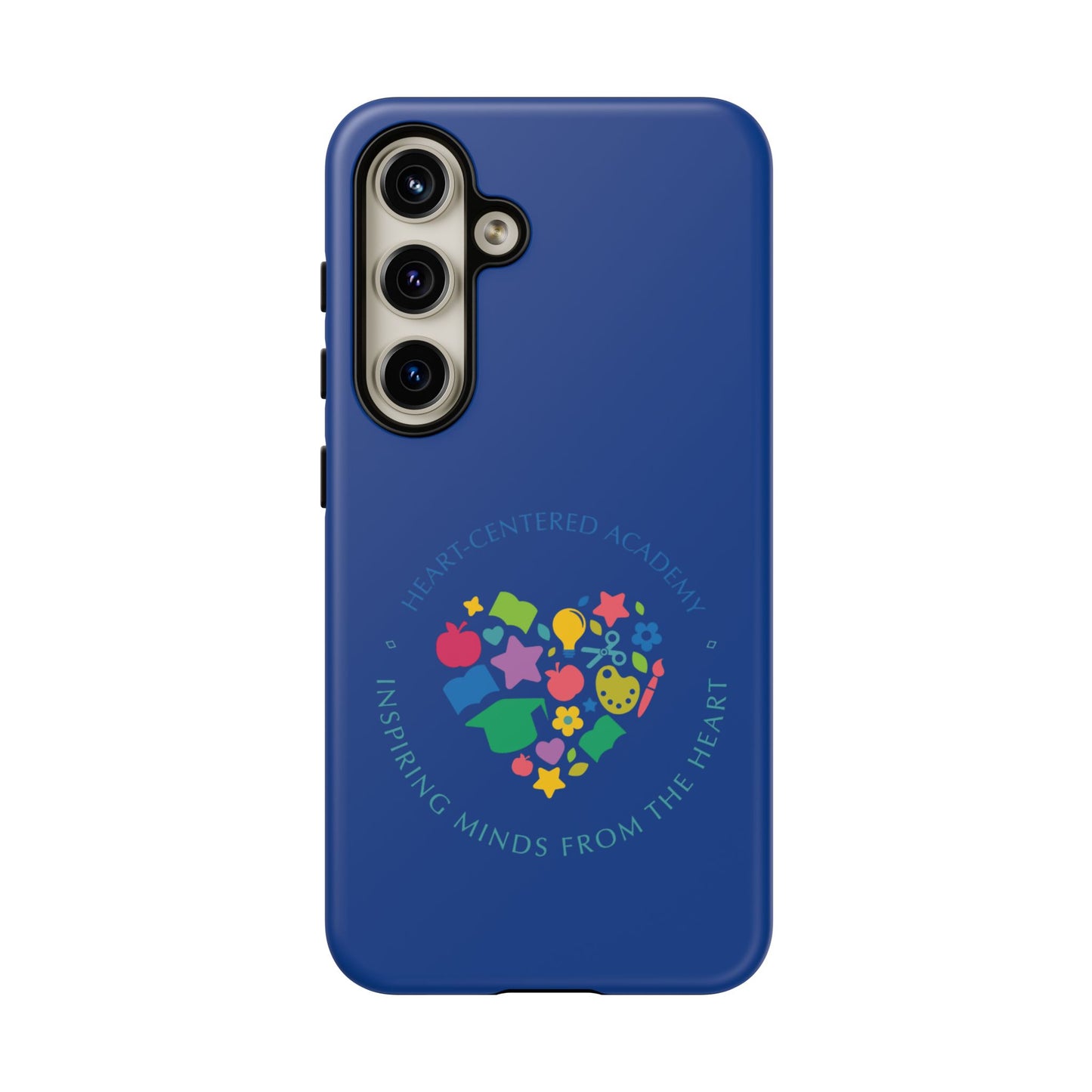 Heart Center Academy Tough Cases: Inspiring Minds Phone Case, Teacher Gift, School Supplies, Everyday Use, Back to School, Unique Phone Accessories