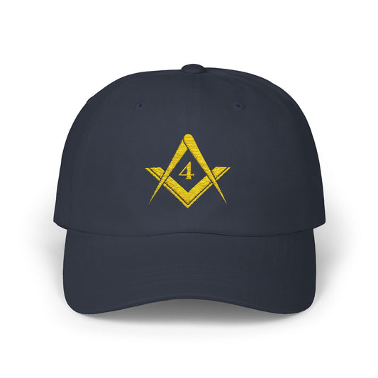 Classic Camo Dad Cap with Masonic Symbol