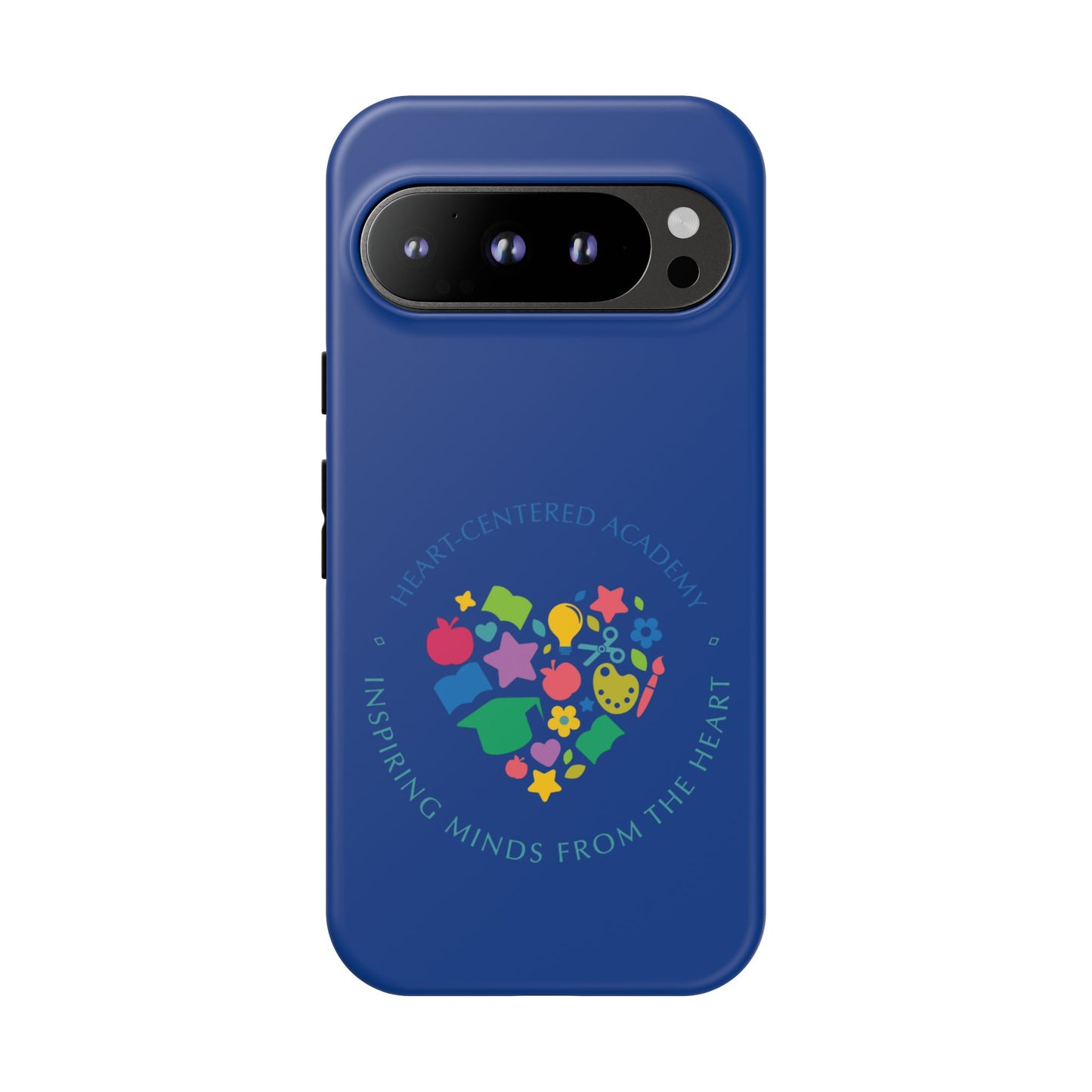 Heart Center Academy Tough Cases: Inspiring Minds Phone Case, Teacher Gift, School Supplies, Everyday Use, Back to School, Unique Phone Accessories