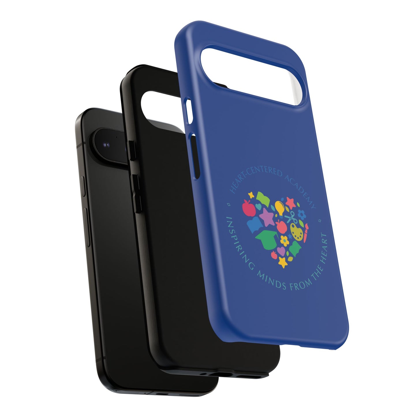 Heart Center Academy Tough Cases: Inspiring Minds Phone Case, Teacher Gift, School Supplies, Everyday Use, Back to School, Unique Phone Accessories