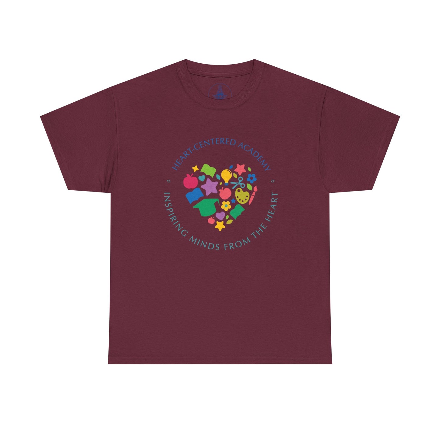 Heart-Centered National Empowering Minds Tee, Meaningful Gift, Unisex Cotton Shirt, Mindfulness Apparel, Inspirational Top