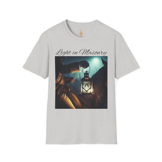 Light in Masonry Unisex Softstyle T-Shirt – Inspirational Lantern Design