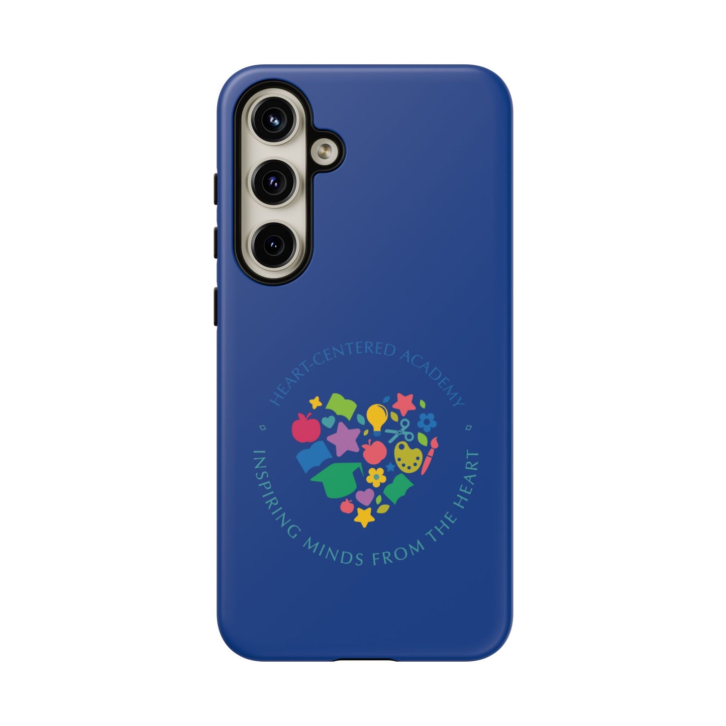Heart Center Academy Tough Cases: Inspiring Minds Phone Case, Teacher Gift, School Supplies, Everyday Use, Back to School, Unique Phone Accessories