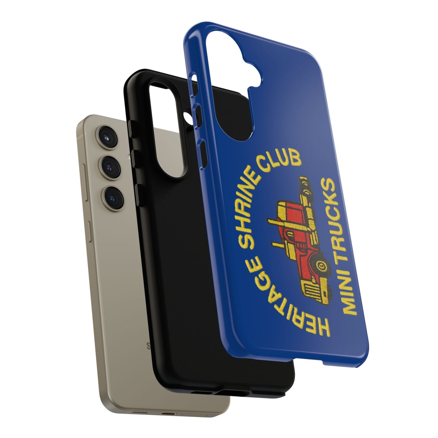 Heritage Shrine Club Mini Trucks Phone Case, Tough Phone Cover, Heritage Shrine Club Gift, Retro Truck Accessories, Car Enthusiast Case