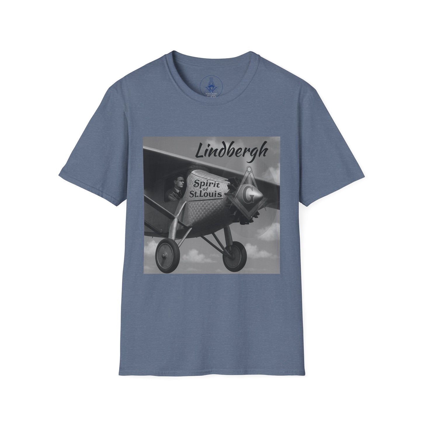Vintage Airplane Graphic T-Shirt, Retro Pilot Tee, Unisex Aviation Shirt, Gift for Aviation Enthusiasts, Spirit of St. Louis Merch