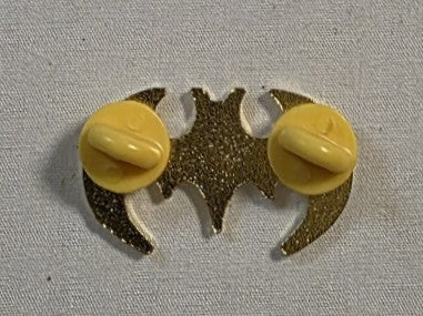 Masonic Bat Lapel Pin – Black & Gold Square and Compasses