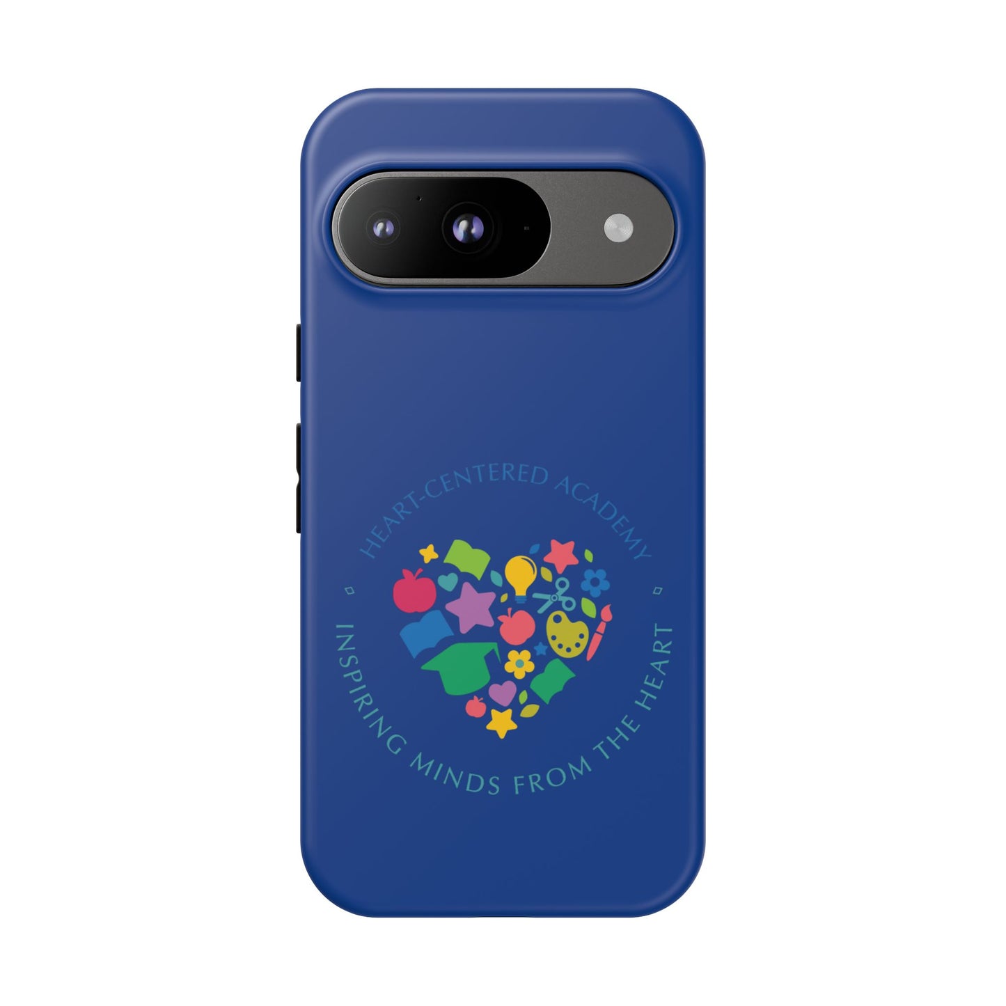 Heart Center Academy Tough Cases: Inspiring Minds Phone Case, Teacher Gift, School Supplies, Everyday Use, Back to School, Unique Phone Accessories