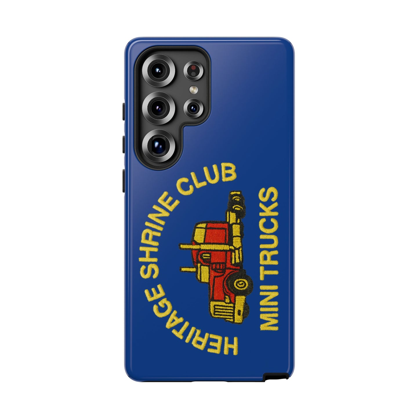 Heritage Shrine Club Mini Trucks Phone Case, Tough Phone Cover, Heritage Shrine Club Gift, Retro Truck Accessories, Car Enthusiast Case