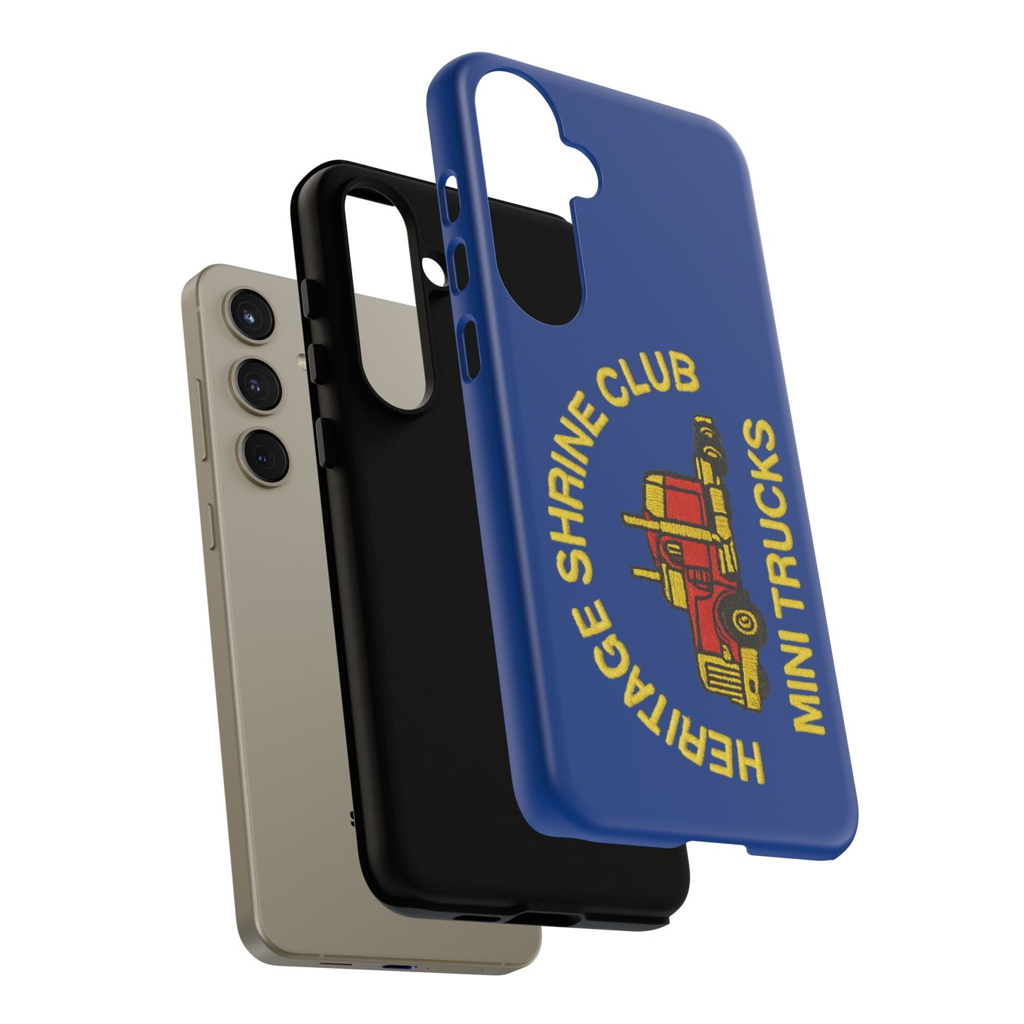 Heritage Shrine Club Mini Trucks Phone Case, Tough Phone Cover, Heritage Shrine Club Gift, Retro Truck Accessories, Car Enthusiast Case