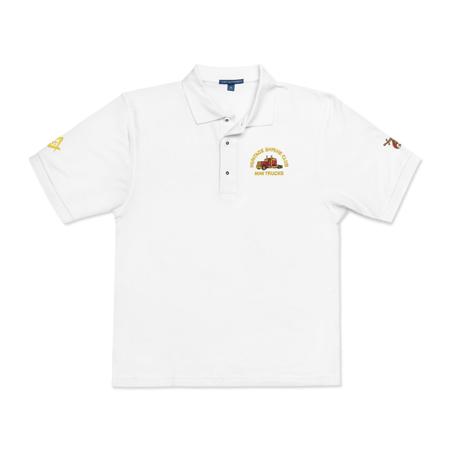 Heritage Shrine Club Logo Embroidered Unisex Polo Shirt, Casual Shirt,