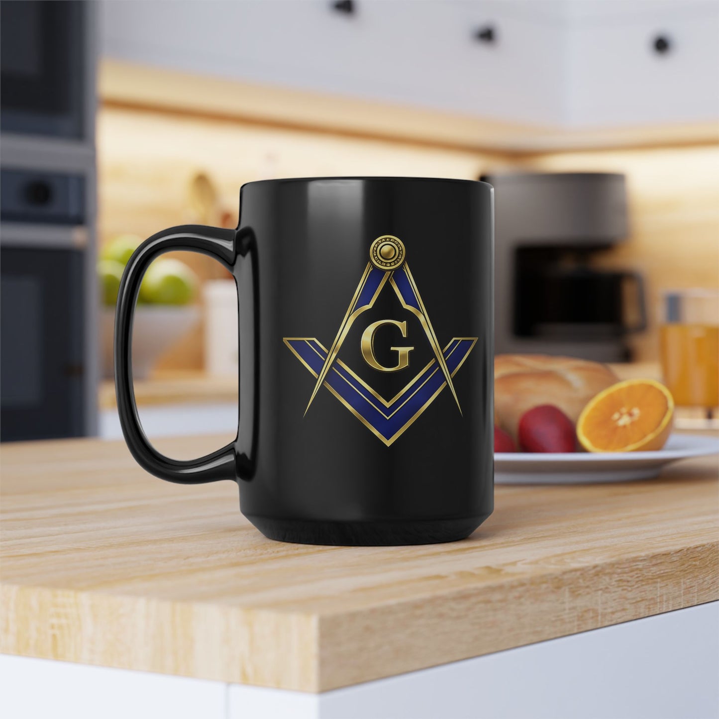 Square & Compasses – Masonic Coffee Mug
