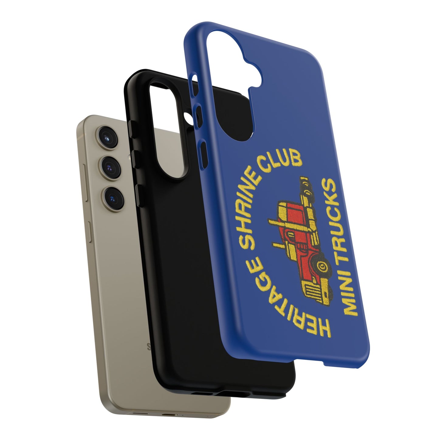 Heritage Shrine Club Mini Trucks Phone Case, Tough Phone Cover, Heritage Shrine Club Gift, Retro Truck Accessories, Car Enthusiast Case