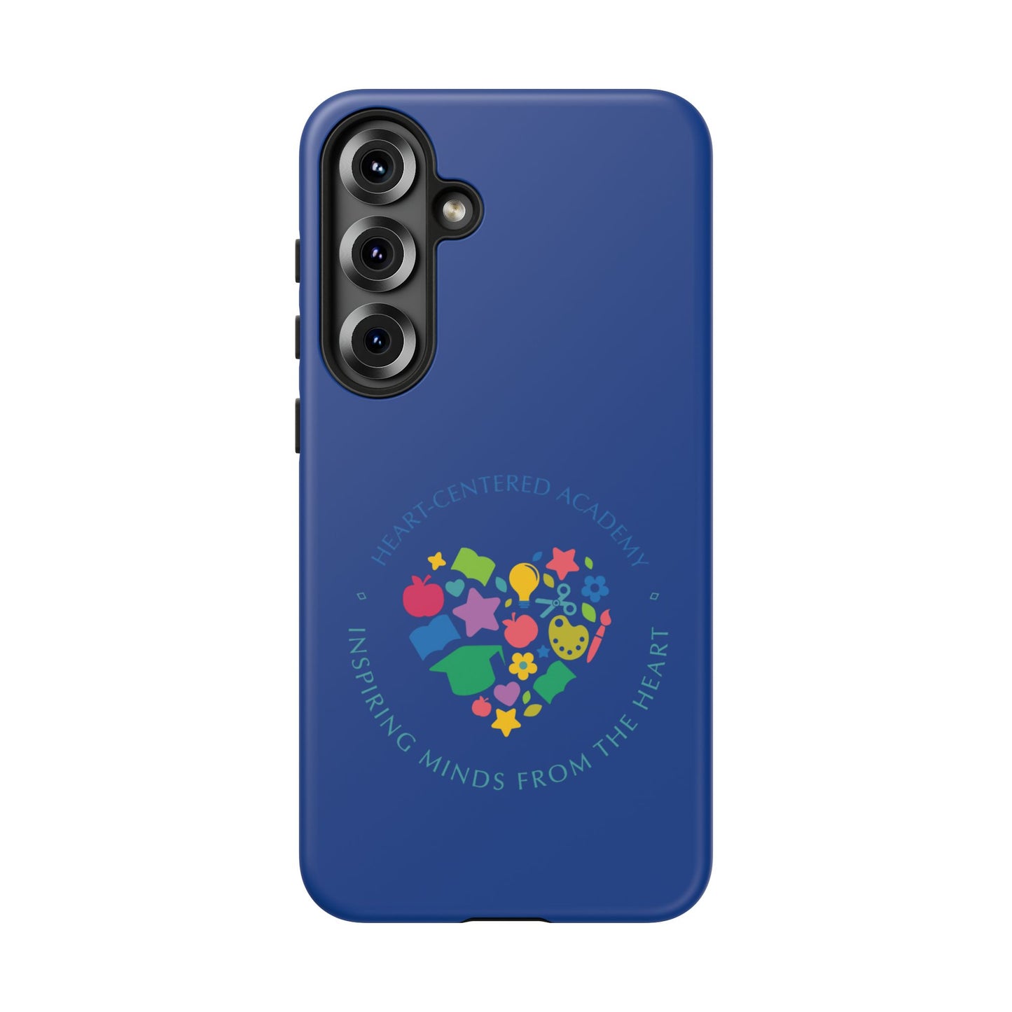 Heart Center Academy Tough Cases: Inspiring Minds Phone Case, Teacher Gift, School Supplies, Everyday Use, Back to School, Unique Phone Accessories