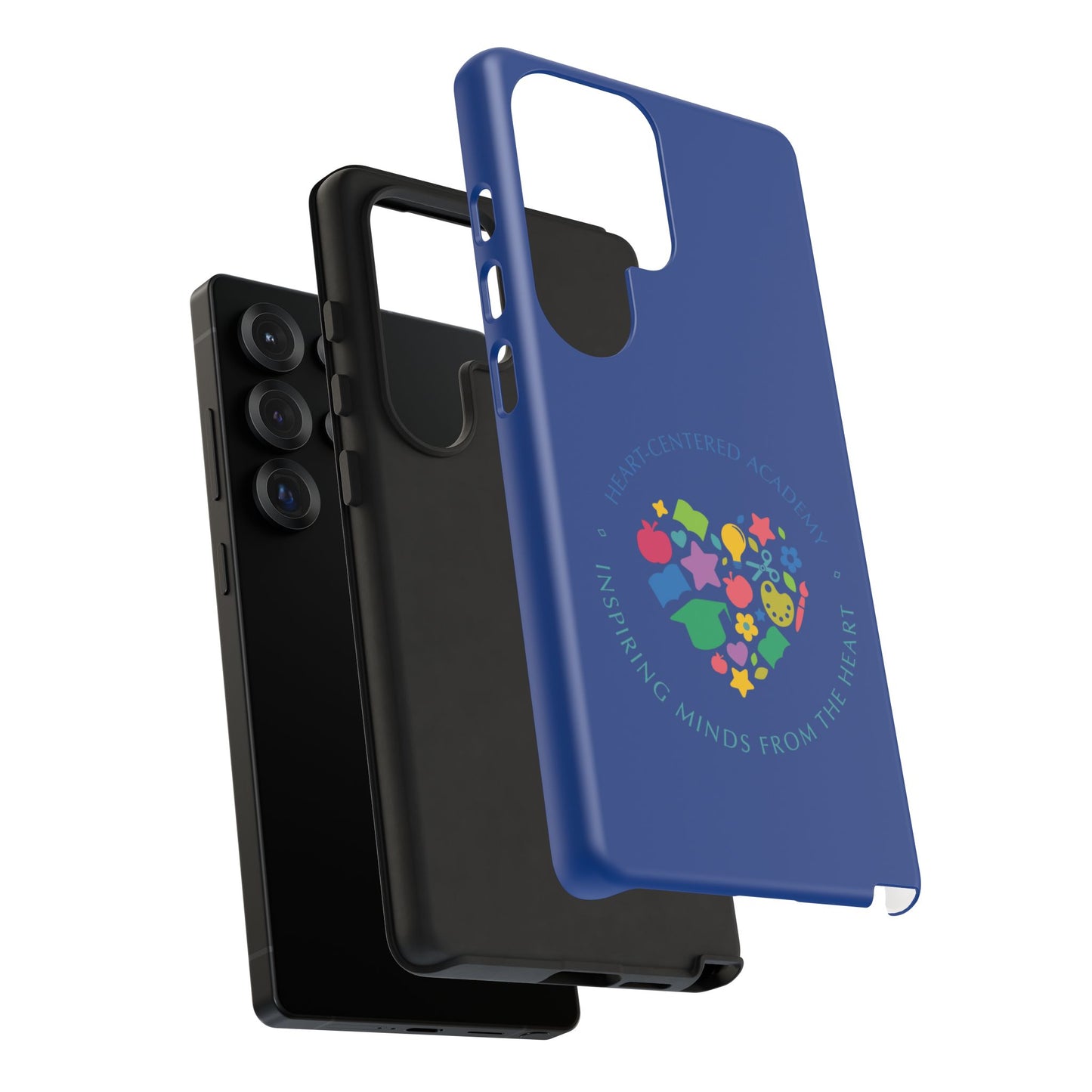 Heart Center Academy Tough Cases: Inspiring Minds Phone Case, Teacher Gift, School Supplies, Everyday Use, Back to School, Unique Phone Accessories