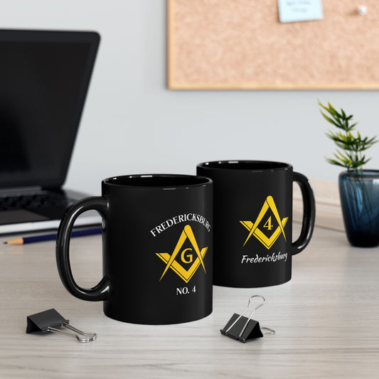 Custom Fredericksburg Masonic Mug - 11oz & 15oz - Perfect for Gift or Ceremony