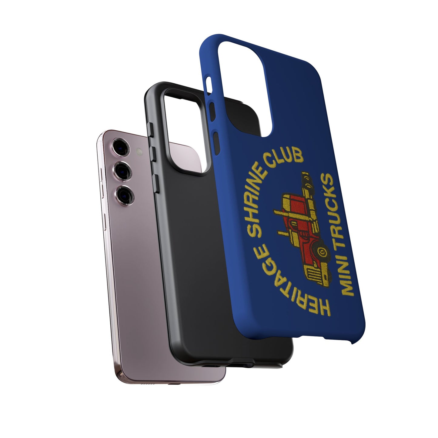 Heritage Shrine Club Mini Trucks Phone Case, Tough Phone Cover, Heritage Shrine Club Gift, Retro Truck Accessories, Car Enthusiast Case