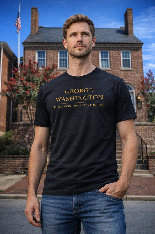 George Washington Freemason Shirt – Patriot • Founder • Freemason