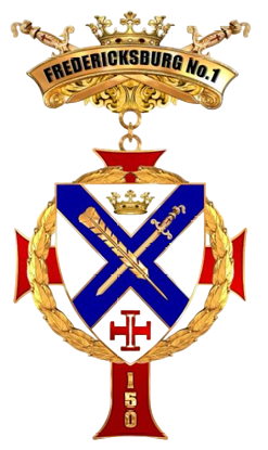 Fredericksburg Commandery No. 1 – 150th Anniversary Commemorative Medal