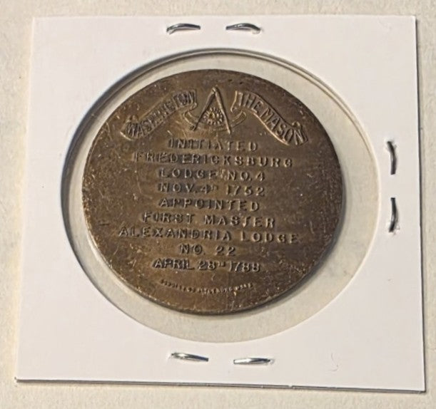 1932 George Washington Masonic Bronze Medal – Bicentennial Commemorative