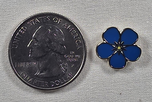 Freemasonry Forget-Me-Not Pin
