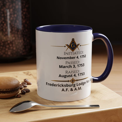 Personalized Masonic Journey Mug – Initiated, Passed & Raised Dates
