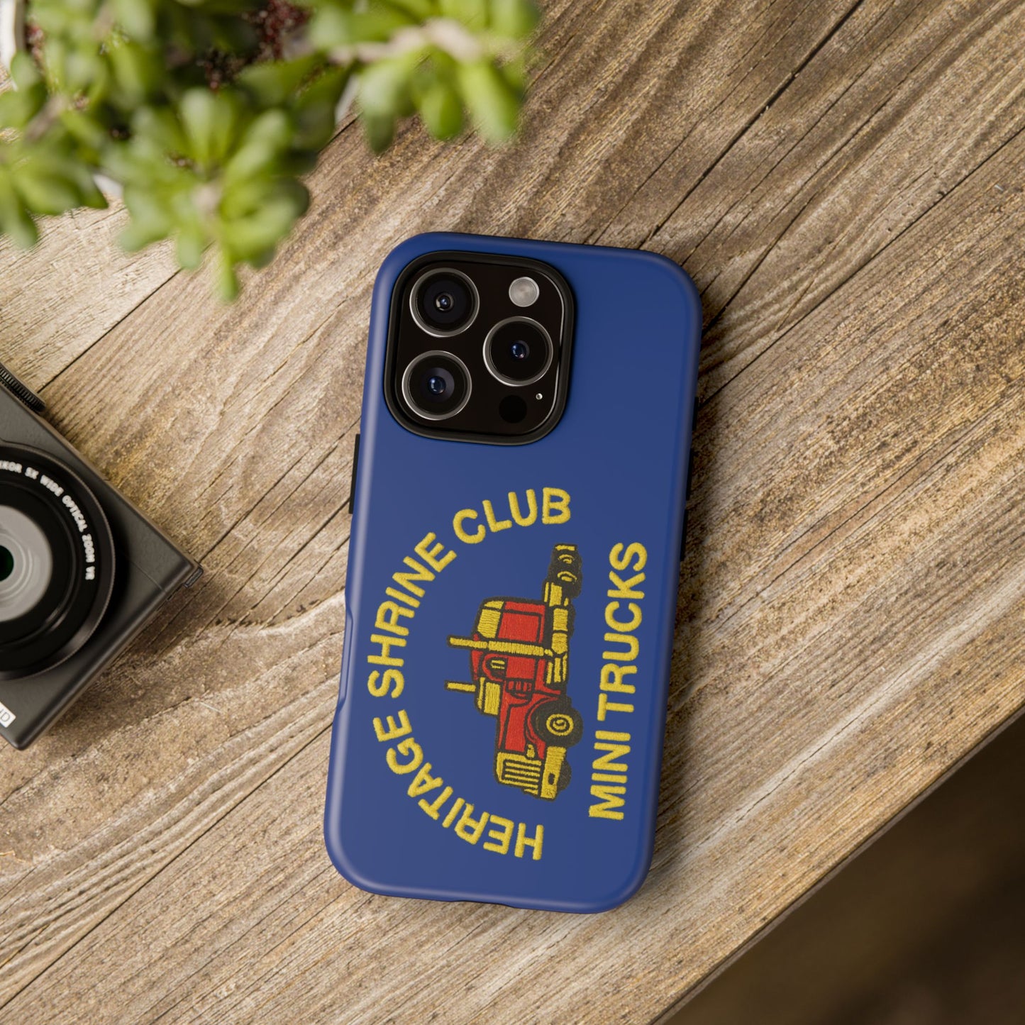 Heritage Shrine Club Mini Trucks Phone Case, Tough Phone Cover, Heritage Shrine Club Gift, Retro Truck Accessories, Car Enthusiast Case