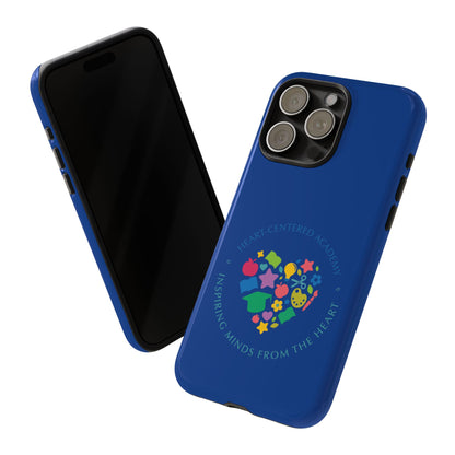 Heart Center Academy Tough Cases: Inspiring Minds Phone Case, Teacher Gift, School Supplies, Everyday Use, Back to School, Unique Phone Accessories