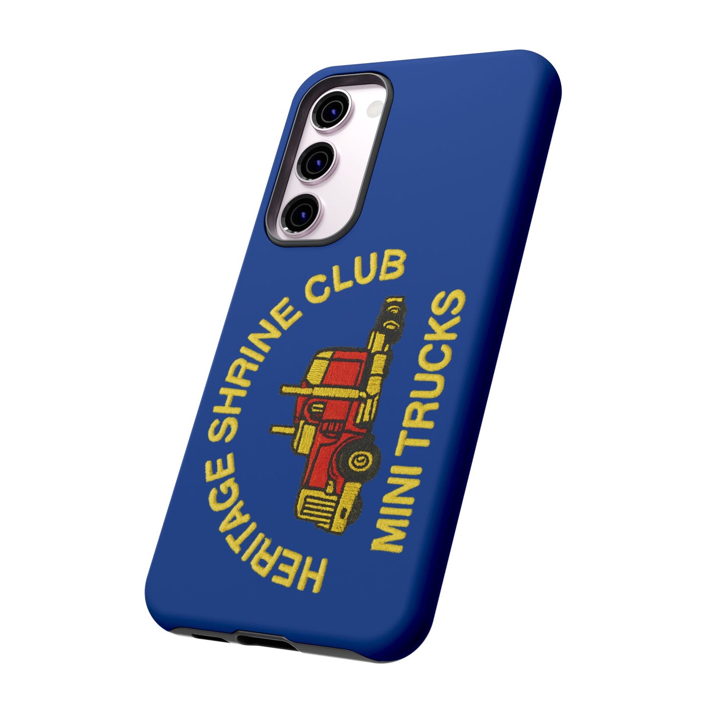 Heritage Shrine Club Mini Trucks Phone Case, Tough Phone Cover, Heritage Shrine Club Gift, Retro Truck Accessories, Car Enthusiast Case