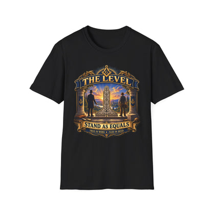 Stand as Equals – The Level Masonic T-Shirt