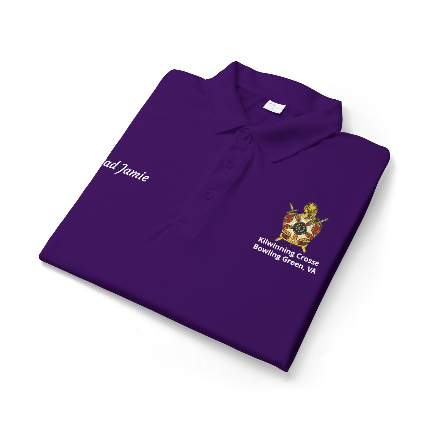 Personalized DeMolay Performance Polo – Sport-Tek® ST550 | Support Kilwinning Crosse Chapter