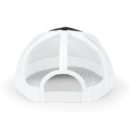 Freemason Trucker Hat – Silver Square & Compasses | Masonic Mesh Cap