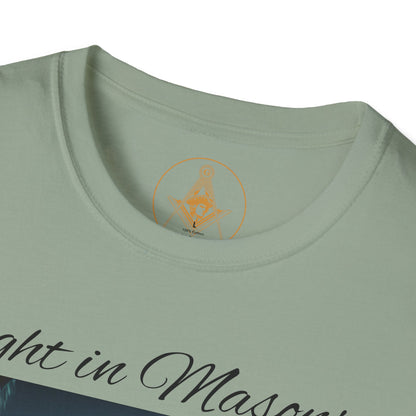 Light in Masonry Unisex Softstyle T-Shirt – Inspirational Lantern Design
