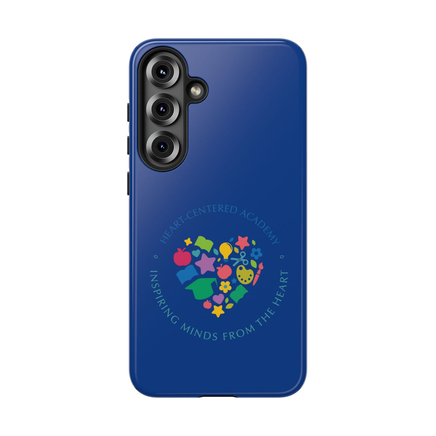 Heart Center Academy Tough Cases: Inspiring Minds Phone Case, Teacher Gift, School Supplies, Everyday Use, Back to School, Unique Phone Accessories