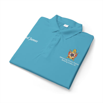 Personalized DeMolay Embroidered Performance Polo – Support Kilwinning Crosse Chapter