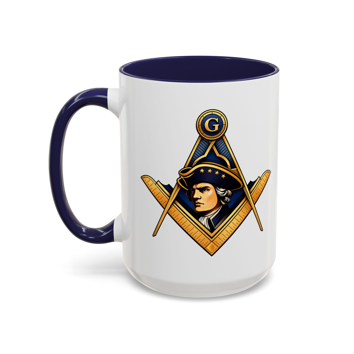 Patriot Mason Coffee Mug — Freemason Definition Accent Mug (11/15 oz)