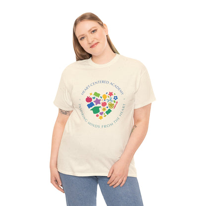 Heart-Centered National Empowering Minds Tee, Meaningful Gift, Unisex Cotton Shirt, Mindfulness Apparel, Inspirational Top