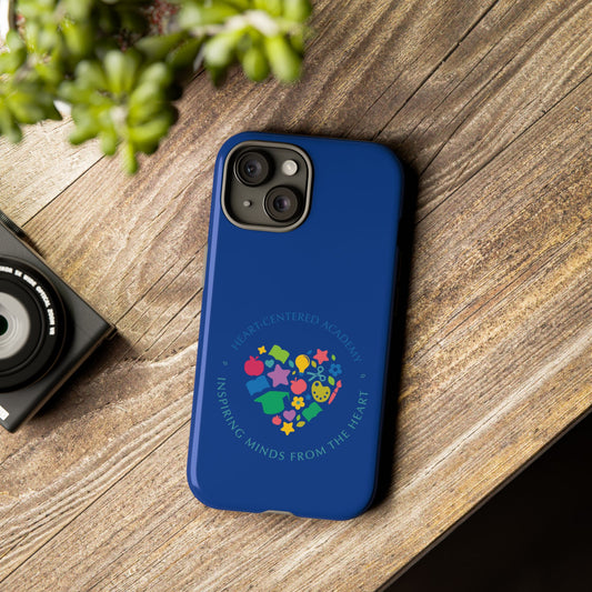 Heart Center Academy Tough Cases: Inspiring Minds Phone Case, Teacher Gift, School Supplies, Everyday Use, Back to School, Unique Phone Accessories