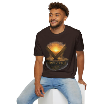Rising Virtue – The Square Masonic T-Shirt