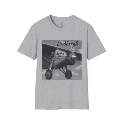 Vintage Airplane Graphic T-Shirt, Retro Pilot Tee, Unisex Aviation Shirt, Gift for Aviation Enthusiasts, Spirit of St. Louis Merch