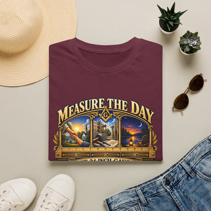 Measure the Day – 24-Inch Gauge Masonic T-Shirt