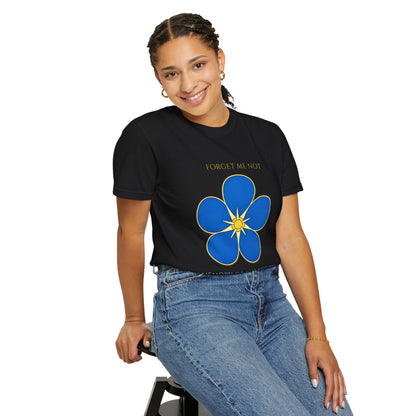 Forget Me Not Masonic Shirt – In Memory of the Brethren