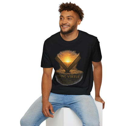 Rising Virtue – The Square Masonic T-Shirt