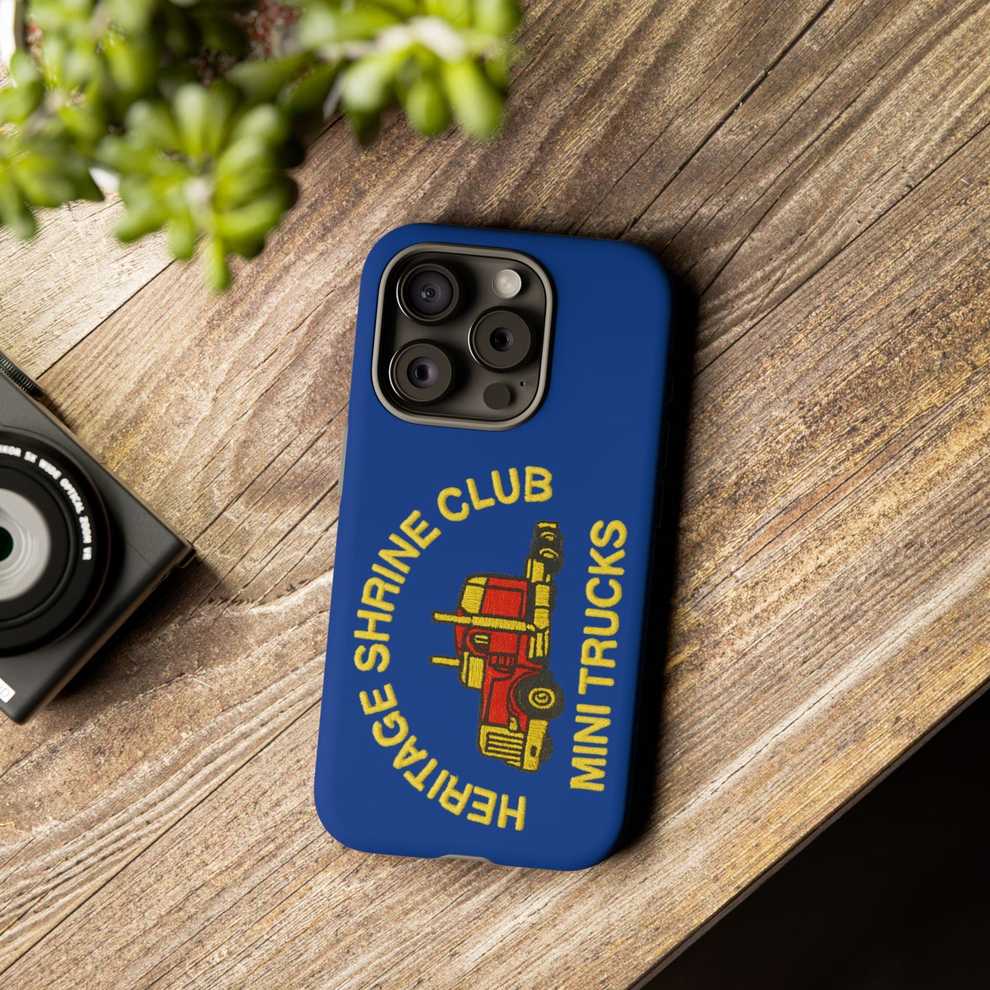 Heritage Shrine Club Mini Trucks Phone Case, Tough Phone Cover, Heritage Shrine Club Gift, Retro Truck Accessories, Car Enthusiast Case